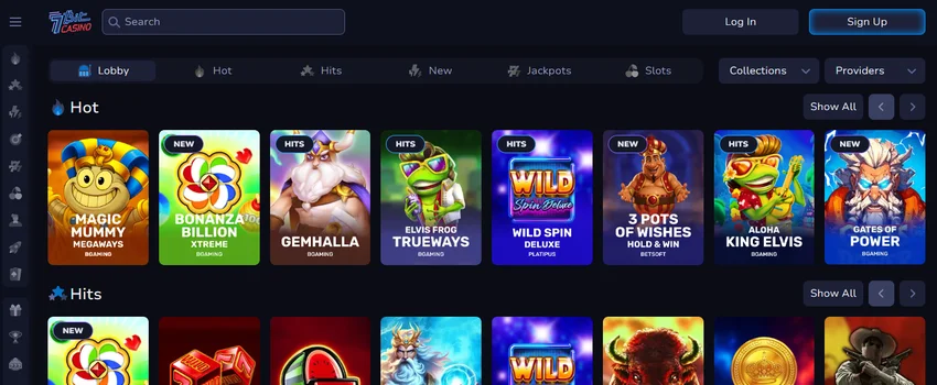7Bit Casino homepage